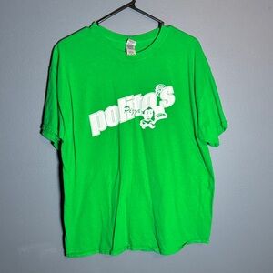 Gildan Bright Green Pizza Logo Short Sleeve Tee